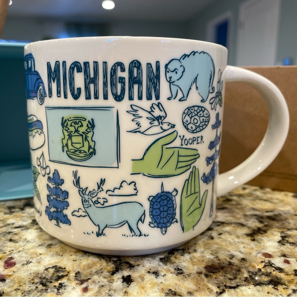 Starbucks 2018 Michigan Been There Collection Coffee Mug NEW IN BOX